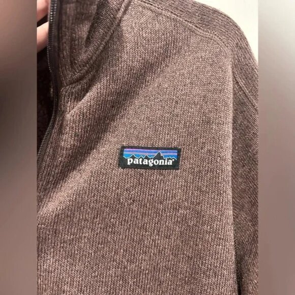 Patagonia Women's L Large Better Sweater 1/4 Zip Pullover Stormy Mauve NWT - Picture 5 of 6